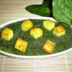 Spinach Curd Cheese Palak Paneer