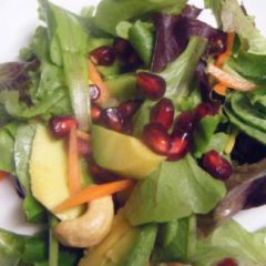 Pomegranate and Mixed Greens Salad