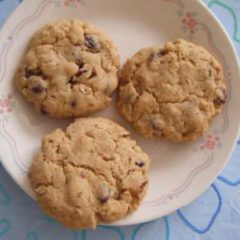 Eggless Carob Chip Cookies