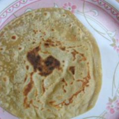 Banana Chapatis with Orange Cardamom Butter