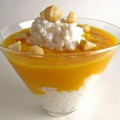 Mango Coconut Rice Pudding