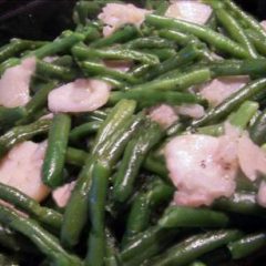 Green beans with Water Chestnuts