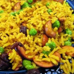 Savory Rice and Green Pea Pilaf