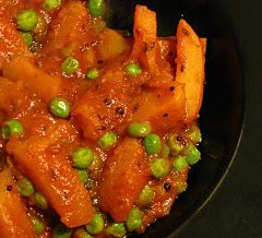 Simple potato and Green Pea Stew