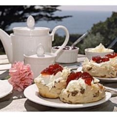 Buttermilk Scones with Jam & Cream