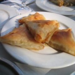 Cheesy Filo Parcels