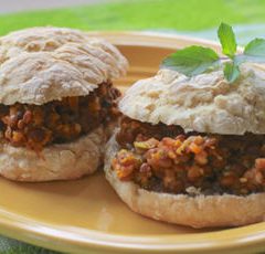 Vegetable Paneer Sloppy Joes Sandwich