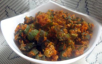 Spicy Okra with Coconut