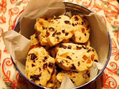 Xmas dried fruit cookies