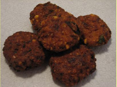 Chana Dal Patties with Cabbage