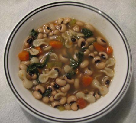 Blackeyebeanpastasoup