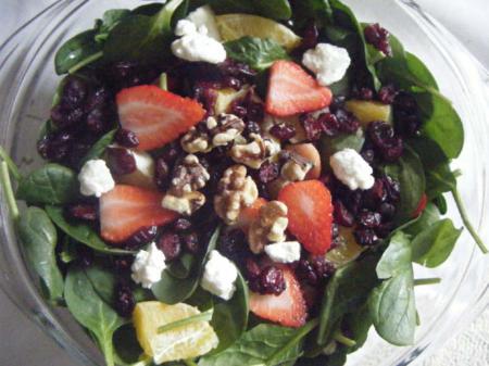 SpinachandStrawberrysalad