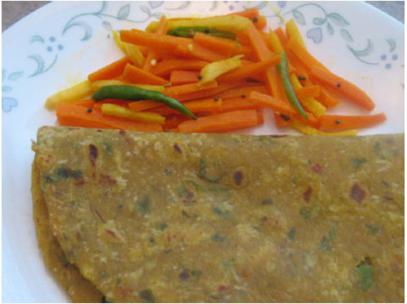 GriddleBakedCauliflowerFlatbreadsgobiparatha