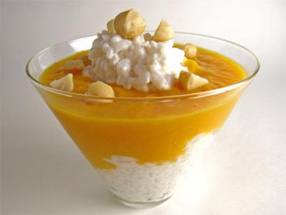 Mango Coconut Rice Pudding