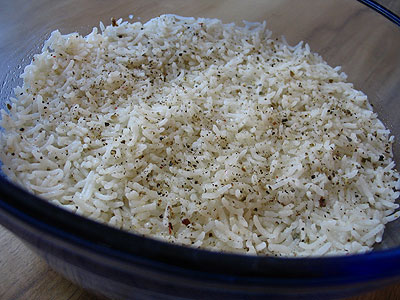 Cracked Black Pepper Rice