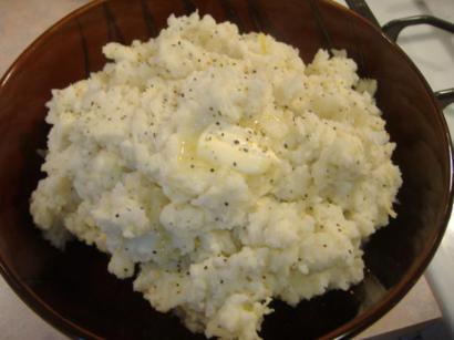 Creamed Potatoes with Lemon pepper