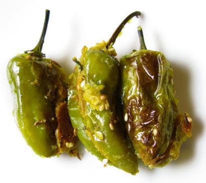 Deep-Fried Stuffed Hot Green Chilies