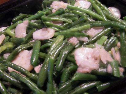 Green beans with Water Chestnuts