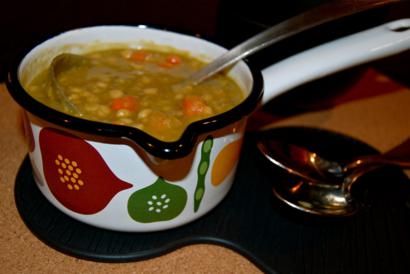 Nutritious Whole Grain, Split Pea and Vegetable Soup