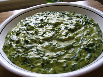 Spiced Creamed Spinach