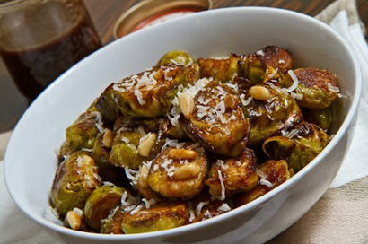 Sauteed Brussels Sprouts with Coconut