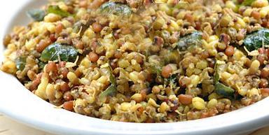 Sauteed Sprouted Mung Beans with Julienne ginger Root