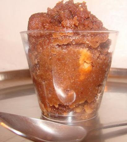 Carob Peanut Butter Halwa