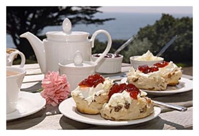 Buttermilk Scones with Jam & Cream 