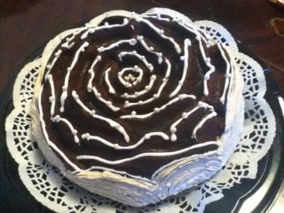 Carob Rose Cake