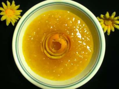 Orange Tapioca (sabudana) Pudding