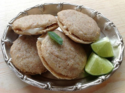 Key Lime Sandwich Cookies