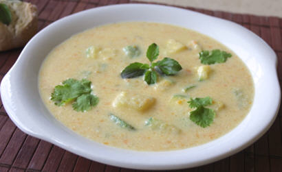 Creamy Vegetable Milk Soup