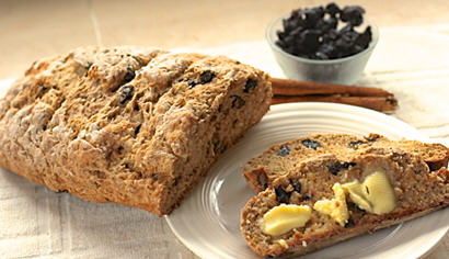 Yeast free Cinnamon Raisin Bread