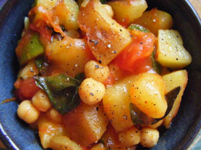 Tomato, Potato, Zucchini Stew