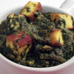Creamed Spinach with Fresh Curd Cheese