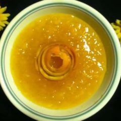 Orange Tapioca (sabudana) Pudding