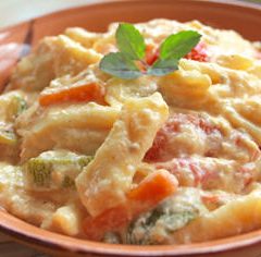 Vegetable Macaroni and Cheese