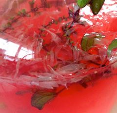 Magical Pink Tulsi Infused Lemonade