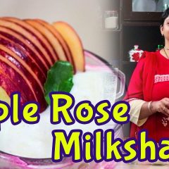 Apple Rose Milkshake